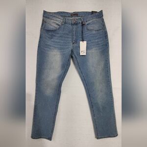 French connection savile slim fit premium‎ stretch denim mens jeans Size 36x32